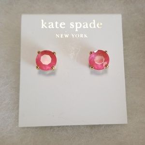 Kate Spade Pink Gold Studs